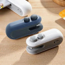 Mini Selador a Vácuo USB Recarregável 2 em 1 | Conserva Alimentos por Mais Tempo + Cortador Integrado