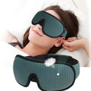 Máscara de Dormir 3D Anatômica Blackout Premium
