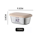 Pote de Tempero Inox com Tampa Selada | Recipiente Reutilizável para Armazenamento de Alimentos