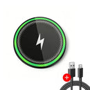 Carregador Sem Fio 30W por Indução | Base de Carregamento Rápido para iPhone, Samsung e Xiaomi