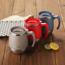 Xícara Térmica Inox 500ml com Tampa e Isolamento a Vácuo Duplo para Café e Bebidas Quentes ou Frias