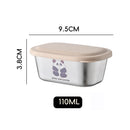 Pote de Tempero Inox com Tampa Selada | Recipiente Reutilizável para Armazenamento de Alimentos