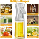 Spray de óleo para cozinhar-dispensador de azeite garrafa pulverizador névoa-reutilizável vinagre de óleo de qualidade alimentar, garrafa de spray acessórios de cozinha