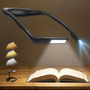 Luz de Leitura de Pescoço LED Recarregável Flexível | Iluminação Portátil Ajustável para Leitura, Camping e Estudos