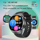 2025 relógio smartwatch wemon 1.52 "hd bluetooth chamada oferece presente de hoje para homens relógios de rastreamento de saúde inteligente hombre negócios novo