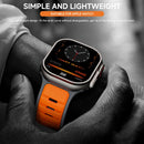 Pulseira de Silicone Esportiva Compatível com Apple Watch | Confortável, Resistente e Ajustável