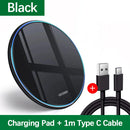 Carregador Sem Fio 30W por Indução | Base de Carregamento Rápido para iPhone, Samsung e Xiaomi