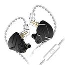 Kz zsn pro x metal com fio fone de ouvido tecnologia híbrida 1ba + 1dd no ouvido monitor alta fidelidade fone com microfone esporte jogo fones