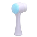 Escova Facial 3D de Silicone Dupla Face para Limpeza Profunda