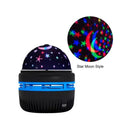 Projetor LED Céu Estrelado USB Bola Mágica Lua e Estrelas | Luminária Decorativa para Quarto, Sala e Festas