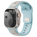 Pulseira de Silicone Esportiva Compatível com Apple Watch | Confortável, Resistente e Ajustável