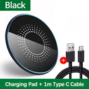 Carregador Sem Fio 30W por Indução | Base de Carregamento Rápido para iPhone, Samsung e Xiaomi