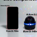 Projetor LED Céu Estrelado USB Bola Mágica Lua e Estrelas | Luminária Decorativa para Quarto, Sala e Festas